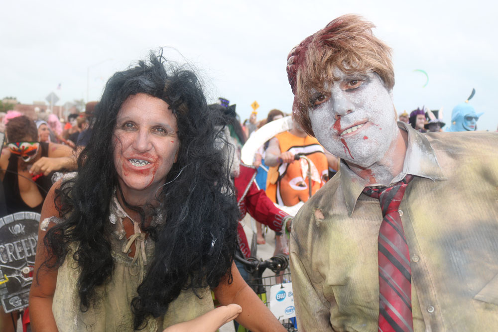 Zombie Bike Ride 2017 photo - Duval Street, Key West